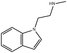 2-(1H-INDOL-1-YL)-N-METHYLETHANAMINE 结构式