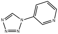 Pyridine, 3-(1H-tetrazol-1-yl)- (9CI) 结构式