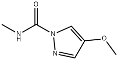 1H-Pyrazole-1-carboxamide,  4-methoxy-N-methyl- 结构式