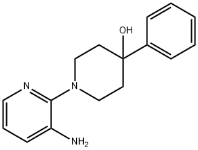 1-(3-Amino-2-pyridinyl)-4-phenyl-4-piperidinol 结构式