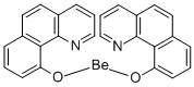 双(10-羟基苯并[h]喹啉)铍 结构式