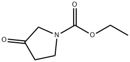 1-乙氧羰基吡咯烷-3-酮 结构式