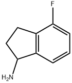 4-氟茚满-1-胺盐酸盐 结构式