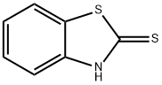2-硫醇基苯并噻唑 结构式