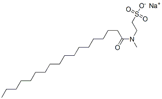甲基硬脂酰基牛磺酸钠 结构式