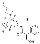 丁溴东莨菪碱 结构式