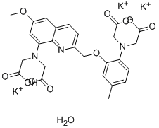 Quin2potassiumsalthydrate