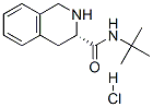 (S)-N-TERT-BUTYL-1,2,3,4-TETRAHYDROISOQUINOLINE-3-CARBOXAMIDE HYDROCHLORIDE 结构式