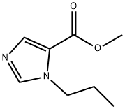 1H-Imidazole-5-carboxylicacid,1-propyl-,methylester(9CI) 结构式