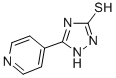 5-(4-吡啶基)-1H-1,2,4-三唑-3-硫醇 结构式