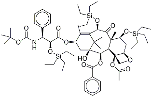 Docetaxel 2',7,10-Tris(triethylsilyl) Ether 结构式