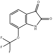 7-三氟甲氧基靛红 结构式