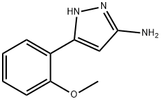 3-(2-甲氧基苯基)吡唑-5-胺 结构式