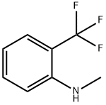 2-(甲基氨)三氟甲苯 结构式