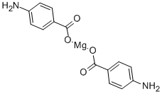4-氨基苯甲酸镁 结构式