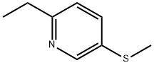 2-乙基-5-(甲巯基)吡啶 结构式