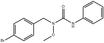 1-(4-BROMOBENZYL)-1-METHOXY-3-PHENYLUREA 结构式