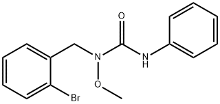 1-(2-BROMOBENZYL)-1-METHOXY-3-PHENYLUREA 结构式