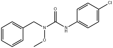 1-BENZYL-3-(4-CHLOROPHENYL)-1-METHOXYUREA 结构式