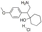 1-(4-METHOXYPHENYL)-2-AMINOETHYL CYCLOHEXANOL HYDROCHLORIDE 结构式