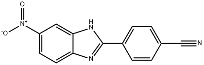 4-(5-NITRO-1H-BENZIMIDAZOL-2-YL)BENZONITRILE 结构式