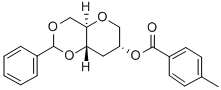 1,5-脱水-4,6-O-亚苄基-3-脱氧-2-O-甲苯甲酰D葡萄糖醇 结构式