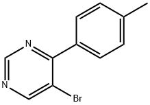 5-溴-4-P-甲苯基嘧啶 结构式