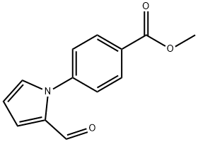 4-(2-FORMYL-1H-PYRROL-1-YL)-BENZOIC ACID METHYL ESTER 结构式