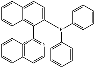 1-(2-二苯基庚基1萘酚)硫酸甲基酯 结构式
