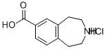 2,3,4,5-四氢-1H-苯并[D]氮杂卓-7-甲酸盐酸盐 结构式
