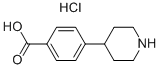 4-(哌啶-4-基)苯甲酸盐酸盐 结构式
