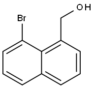 (8-溴-1-萘)甲醇 结构式