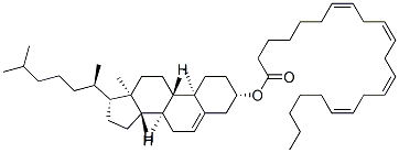 [(3S,8S,9S,10R,13R,14S,17R)-10,13-dimethyl-17-[(2R)-6-methylheptan-2-yl]-2,3,4,7,8,9,11,12,14,15,16,17-dodecahydro-1H-cyclopenta[a]phenanthren-3-yl] (7Z,10Z,13Z,16Z)-docosa-7,10,13,16-tetraenoate 结构式