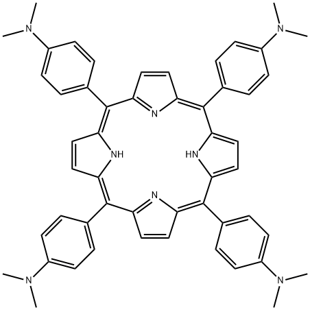 5,10,15,20-四-(二甲基氨基苯)卟啉 结构式