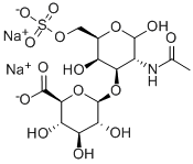 2-(乙酰氨基)-2-脱氧-3-O-BETA-D-吡喃葡糖酸基-D-半乳糖 6-(硫酸氢酯)二钠盐 结构式