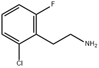 2-氯-6-氟苯乙胺 结构式
