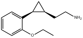 Cyclopropaneethanamine, 2-(2-ethoxyphenyl)-, cis- (9CI) 结构式