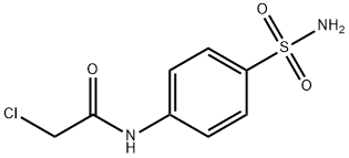 2-氯-N-(4-氨基磺酰基-苯基)-乙酰胺 结构式