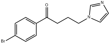 1-(4-溴苯基)-4-1H-咪唑-1-丁酮 结构式