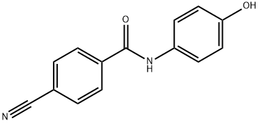 4-cyano-N-(4-hydroxyphenyl)benzamide 结构式