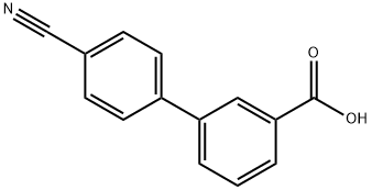4-CYANOBIPHENYL-3-CARBOXYLIC ACID 结构式