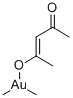 二甲基(乙酰丙酮)金(III) 结构式