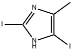 2,5-二碘-4-甲基-1H-咪唑 结构式