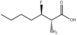 Heptanoic acid, 2-amino-3-fluoro-, [R-(R*,S*)]- (9CI) 结构式