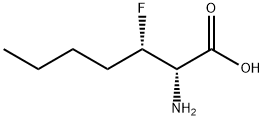 Heptanoic acid, 2-amino-3-fluoro-, [S-(R*,R*)]- (9CI) 结构式