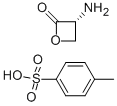 (3R)-3-氨基-2-氧杂环丁酮对甲苯磺酸盐 结构式