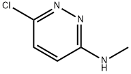 3-氯-6-甲基氨基哒嗪 结构式
