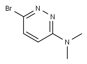 6-溴-N,N-二甲基哒嗪-3-胺 结构式