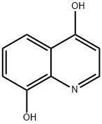 4,8-二羟基喹啉 结构式