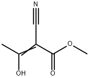 2-Butenoic acid, 2-cyano-3-hydroxy-, methyl ester (9CI) 结构式
